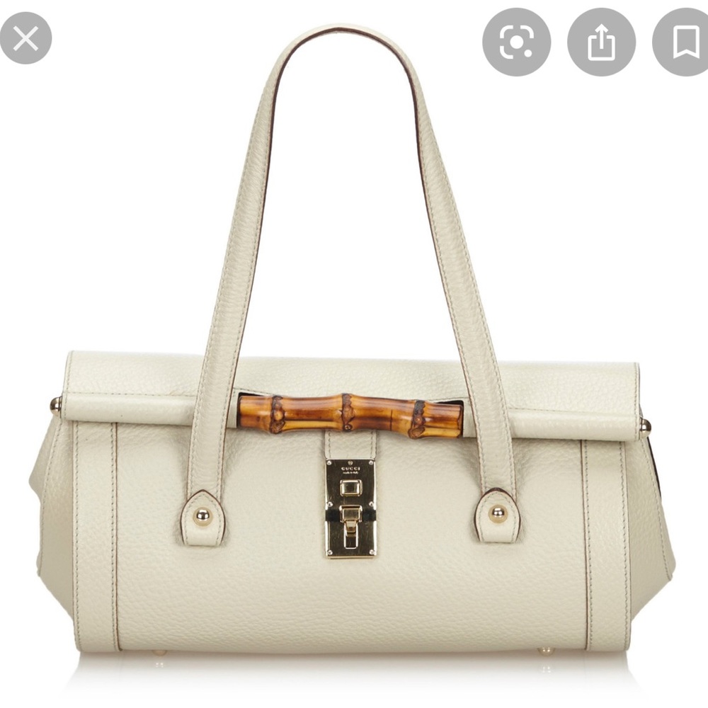 Gucci Vintage Bamboo Bullet Bag